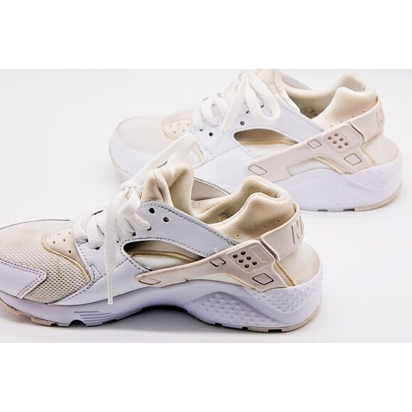 NIKE HUARACHE RUN/ Pure Platinum/White/ 4Y/ 654275-110 - Picture 1 of 7